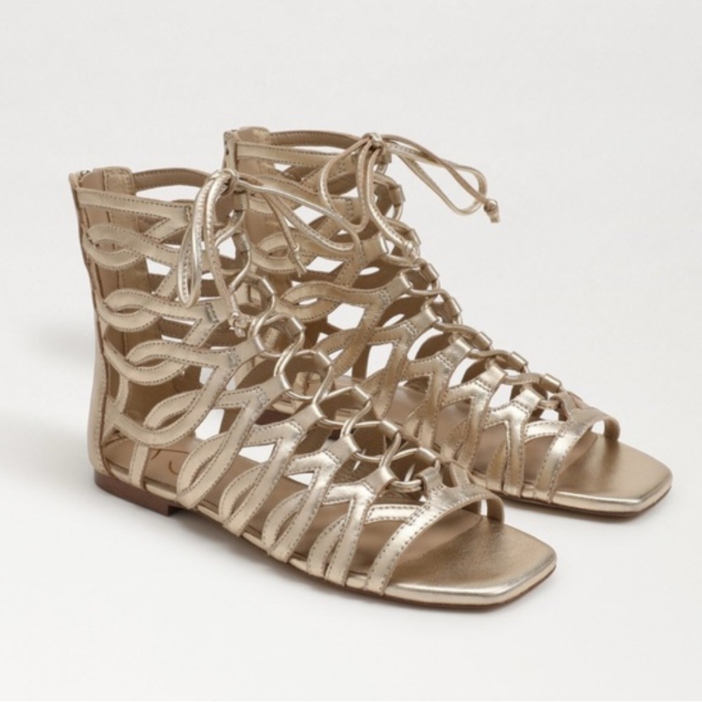 Sam Edelman Lara Gold Gladiator Sandals
